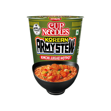 Nissin Korean Army Stew Cup Noodles (Kimchi Jjigae Hotpot)