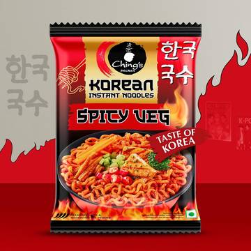 Ching's Secret Spicy Veg Korean Instant Noodles