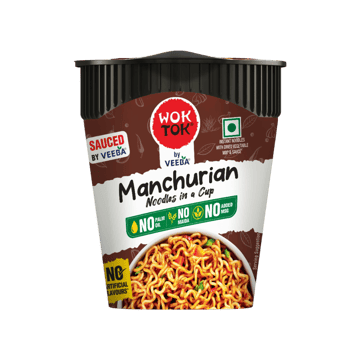 Wok Tok by Veeba Manchurian Cup Noodles (No Maida & Palm Oil)