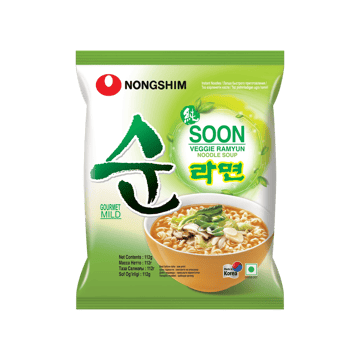 Nongshim Soon Veggie Ramyun Instant Noodles