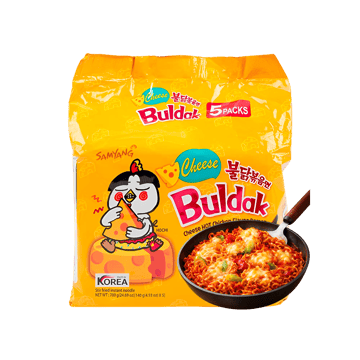Samyang Ramen Buldak Cheese Hot Chicken Flavoured Instant Noodles