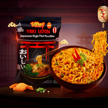 Yippee Yaki Udon Instant Noodles - Thick & Savoury