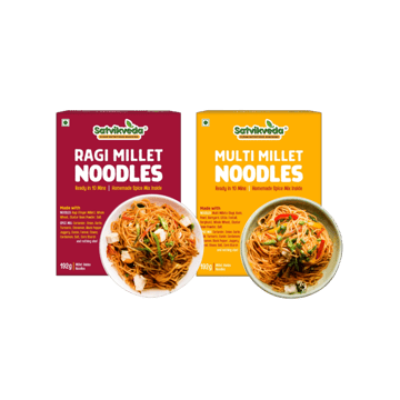 Satvikveda Ragi & Multi Millet Hakka Noodles Pack