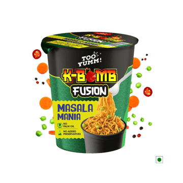 Too Yumm Fusion Masala Instant Cup Noodles