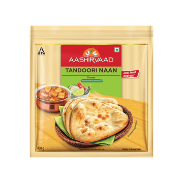 Aashirvaad Tandoori Naan (Heat & Eat)