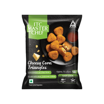 ITC Master Chef Triangle Corn & Cheese Nuggets with Cheddar Cheese