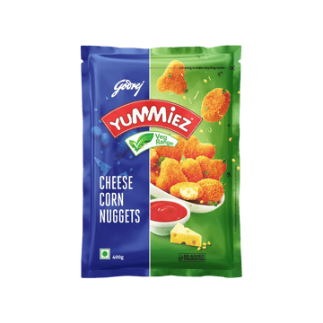 Godrej Yummiez Corn Cheese Nuggets (Frozen)