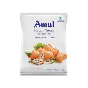 Amul Happy Treats Cheese Onion Pizza Pocket