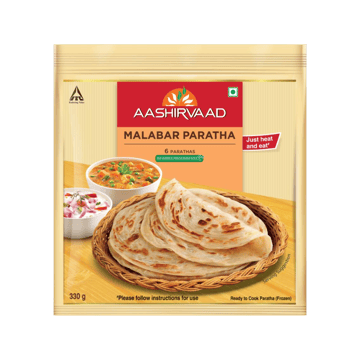 Aashirvaad Malabar Paratha (Heat & Eat)
