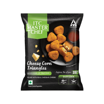 ITC Master Chef Triangle Corn & Cheese Nuggets with Cheddar Cheese