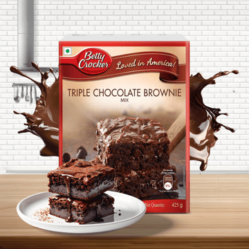 Betty Crocker Triple Chocolate Brownie, Cake Mix