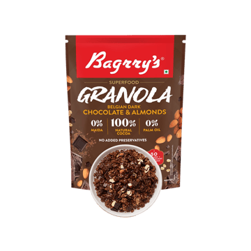 Bagrry's Belgian Dark Chocolate & Almonds Granola