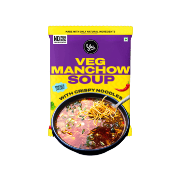 Yu Veg Manchow Soup with Crispy Noodles (Whole Wheat)