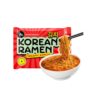 Yu Creamy Kimchi Korean Ramen Instant Noodles