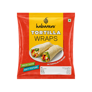 Habanero Flour Tortilla Wrap Wraps (Ready to Eat)