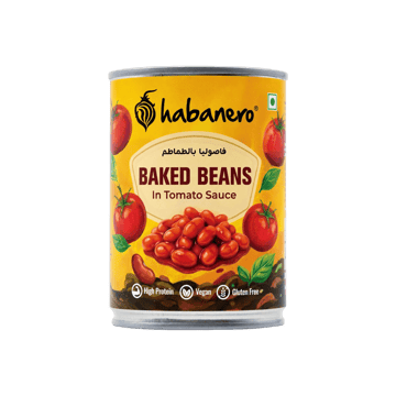 Habanero Baked Beans In Tomato Sauce - Spicy Mexican Style