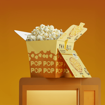 4700BC Microwave PopBox Butter Popcorn Jumbo Size