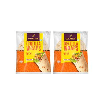 Cornitos Wheat Flour Tortilla Wrap - Pack of 2