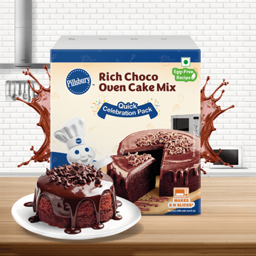 Pillsbury Rich Choco Oven Cake Mix (Egg less)