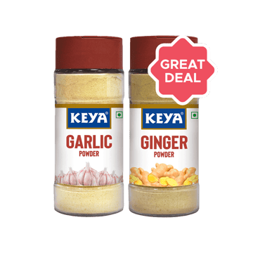 Keya Garlic Powder +  Ginger Powder Combo