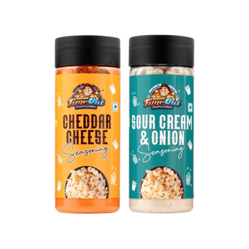 Time Out Popcorn Cheddar Cheese + Sour Cream & Onion Seasoning
