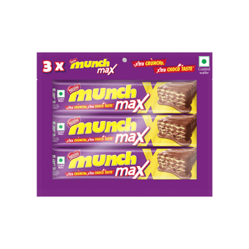 Nestle Munch Max - Choco Coated Crunchy Wafer Chocolate