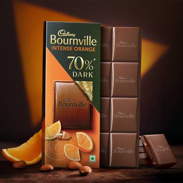 Cadbury Bournville Intense Orange 70% Dark Chocolate Bar