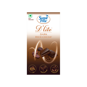 Sugar Free D'Lite Rich Cocoa Dark Chocolate Bar (Naturally Sweetened)