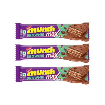 Nestle Munch Brownie Max Choco Coated Wafer Chocolate