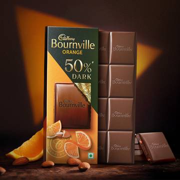 Cadbury Bournville Orange 50% Dark Chocolate Bar