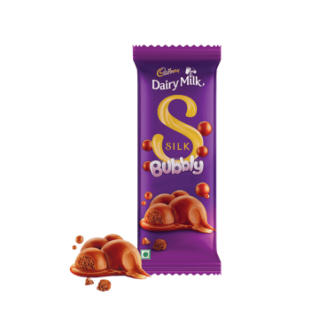 Cadbury Dairy Milk Silk Bubbly Milk Chocolate Bar