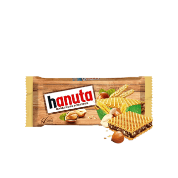 Hanuta Ferrero Crunchy Hazelnut Wafer Chocolate Biscuit