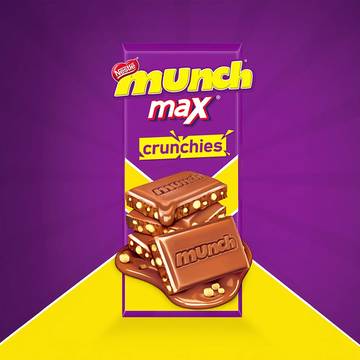 Nestle Munch Max Crunchies Chocolate Bar