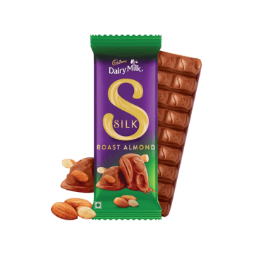 Cadbury Dairy Milk Silk Roast Almond Milk Chocolate Bar