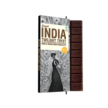 Amul India Twilight Tryst Dark Chocolate Bar (55 % Rich in Cocoa)