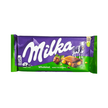 Milka Broken Hazelnut Milk Chocolate Bar