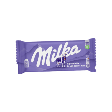 Milka Alpine Milk Chocolate Bar