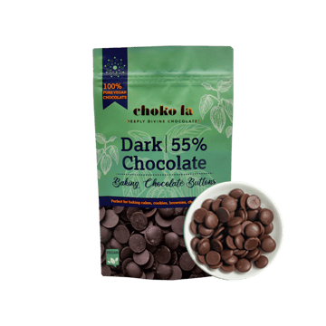 Choko La 55% Dark Chocolate Bar Buttons
