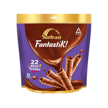 Sunfeast Fantastik Mini Treats (Homepack) Wafer Roll