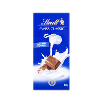 Lindt Swiss Classic Milk Chocolate Bar