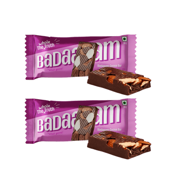 The Whole Truth Badaam Milk Chocolate Bar
