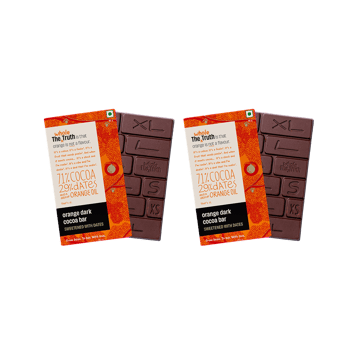The Whole Truth Orange 71% Cocoa Dark Chocolate Bar