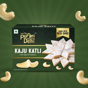 Purani Delhi Desi Ghee Kaju Katli by Let's Try