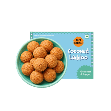 Jaggery Coconut Laddu by GO DESi