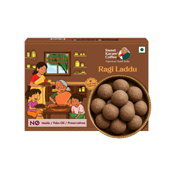 Ragi Laddu by Sweet Karam Coffee