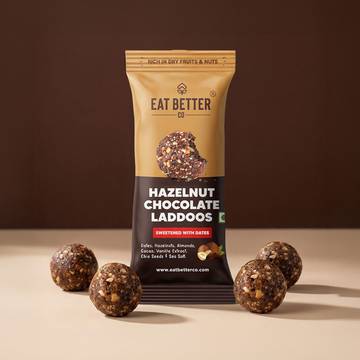 Hazelnut & Chocolate Sugar-Free Laddu by Eat Better Co