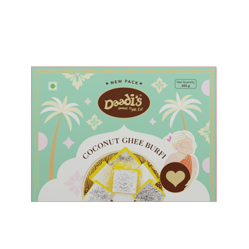 Coconut Ghee Burfi by Daadi's