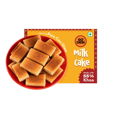 Pure Cow Ghee Milk Cake with 55% Khoa by GO DESi