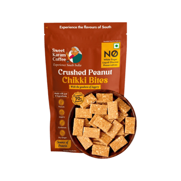 Crushed Peanut Chikki by Sweet Karam Coffee
