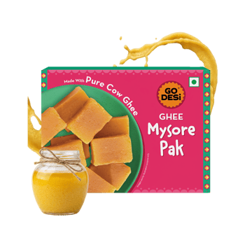 Pure Cow Ghee Mysore Pak by GO DESi